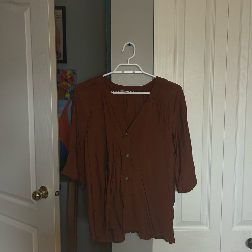 Reitmans Brown Blouse